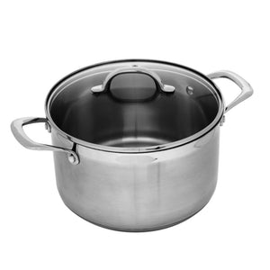 Swiss Diamond Premium Steel Casserole with Lid - 24cm / 6.2L Swiss Diamond