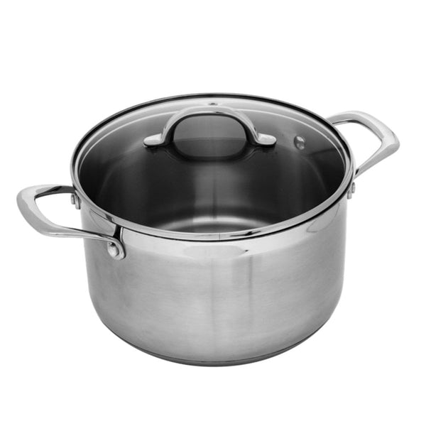 Swiss Diamond Premium Steel Casserole with Lid - 24cm / 6.2L Swiss Diamond